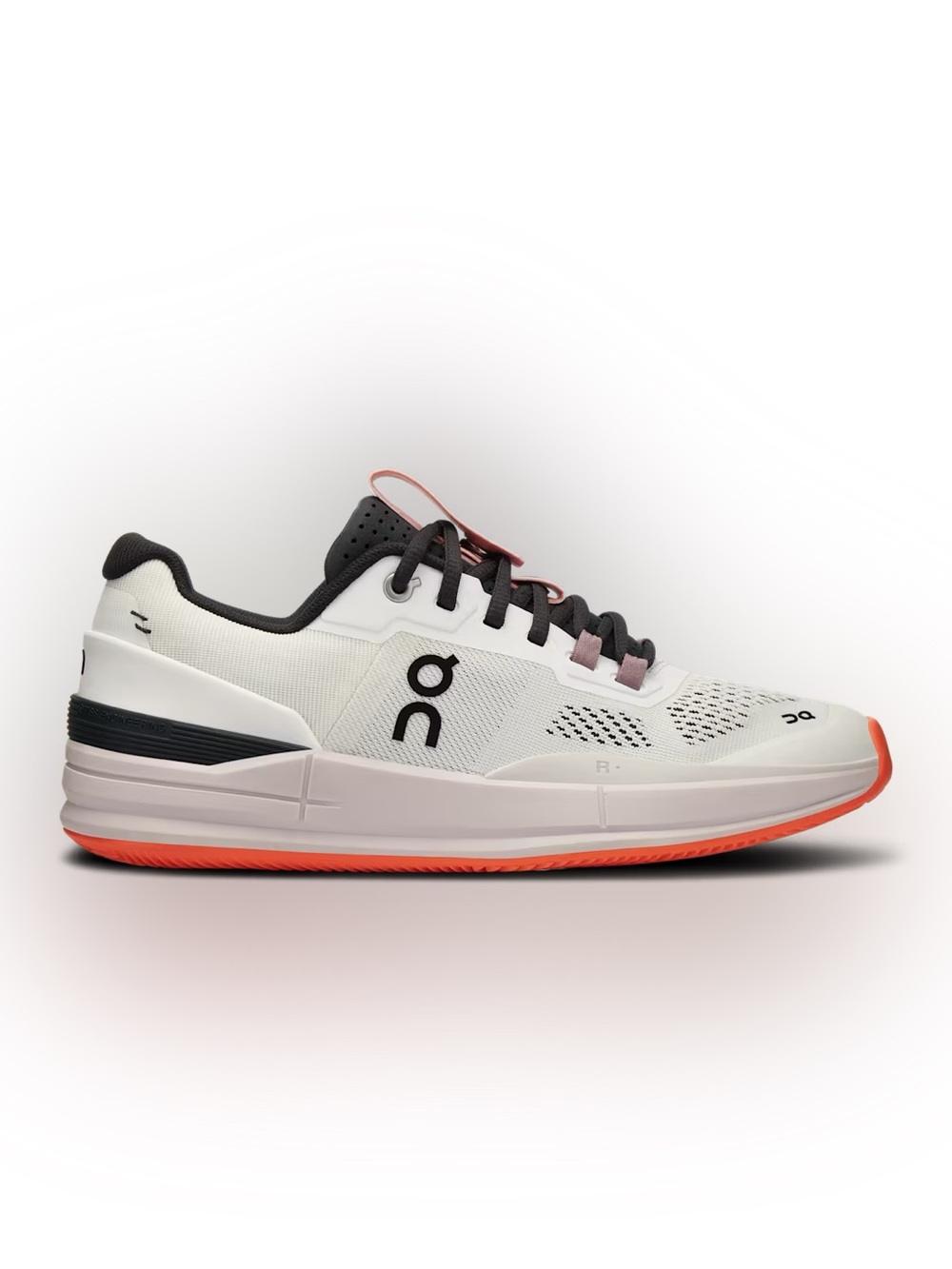 On Running White Black Coral Women's Sneakers